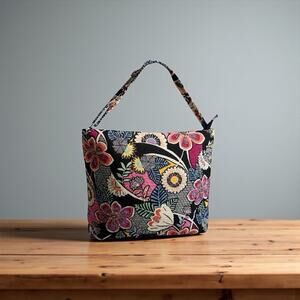 Vera Bradley Quilted Kauai Fall Festive Floral Tote Adjustable Crossbody Strap
